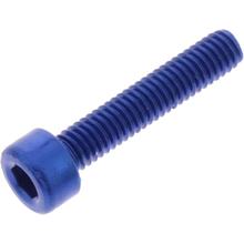 Zylinderschraube JMP Bolt M4x0,7mm 20mm Aluminium blau