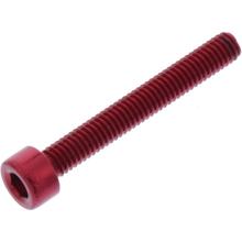 Parafuso cilíndrico JMP Bolt M4x0,7mm 30mm alumínio vermelho