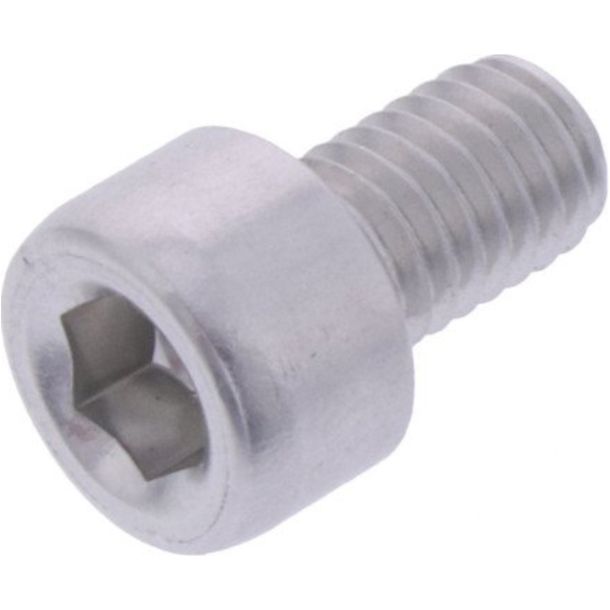Cylinder screw JMP Bolt M5x0.8mm 8mm aluminum silver
