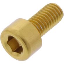 Zylinderschraube JMP Bolt M5x0,8mm 10mm Aluminium gold