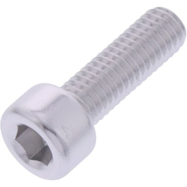 Vite cilindrica JMP Bolt M5x0,8mm 16mm in alluminio argento