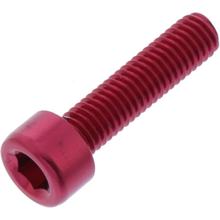 Zylinderschraube JMP Bolt M5x0,8mm 20mm Aluminium rot
