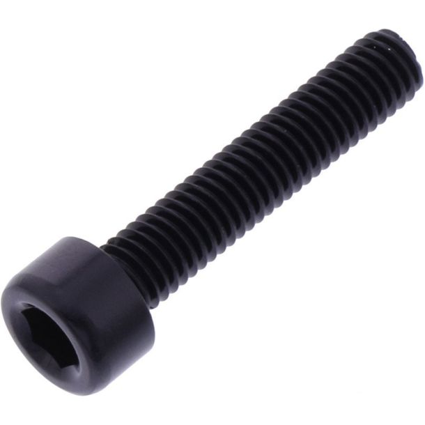 Zylinderschraube JMP Bolt M5x0,8mm 25mm Aluminium schwarz