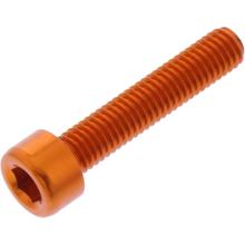 Vis cylindrique JMP M5x0,8 mm 25 mm aluminium orange