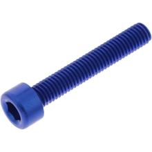 Zylinderschraube JMP Bolt M5x0,8mm 30mm Aluminium blau