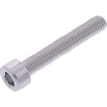 Parafuso cilíndrico JMP Bolt M5x0,8mm 30mm alumínio prata