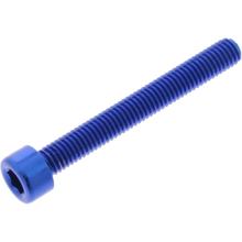 JMP Bolt cylinder screw M5x0.8mm 40mm aluminum blue