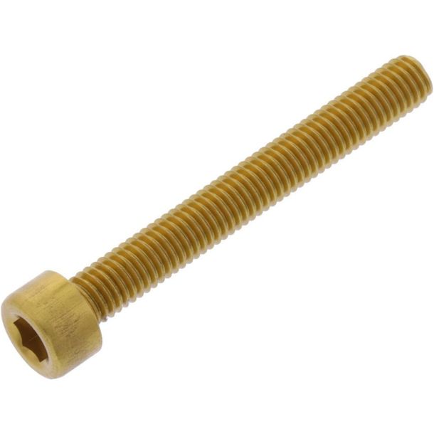 Zylinderschraube JMP Bolt M5x0,8mm 40mm Aluminium gold