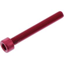 Śruba JMP Śruba do cylindrów M5x0.8mm 40mm aluminium czerwona