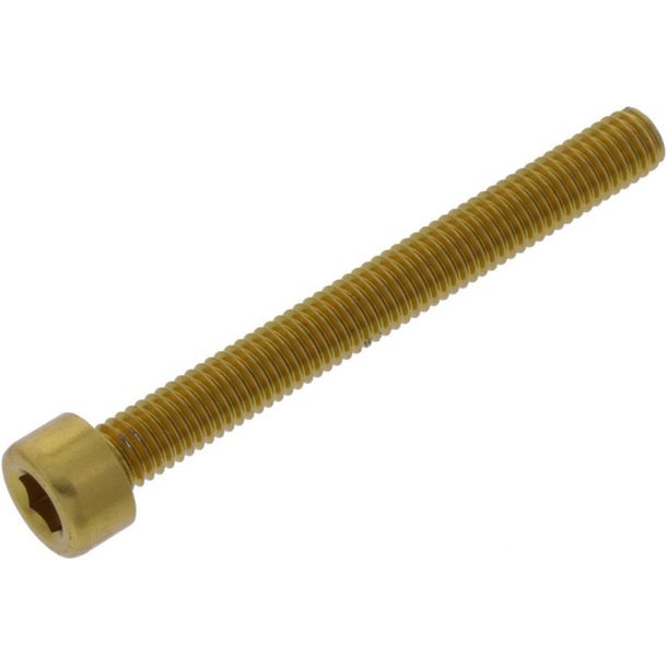 Vis cylindrique JMP M5x0,8 mm 45 mm aluminium doré