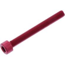 JMP Bolt cylinder screw M5x0.8 mm 45mm aluminum red