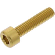 Parafuso de cilindro JMP Bolt M6x1,00mm 25mm Alumínio dourado
