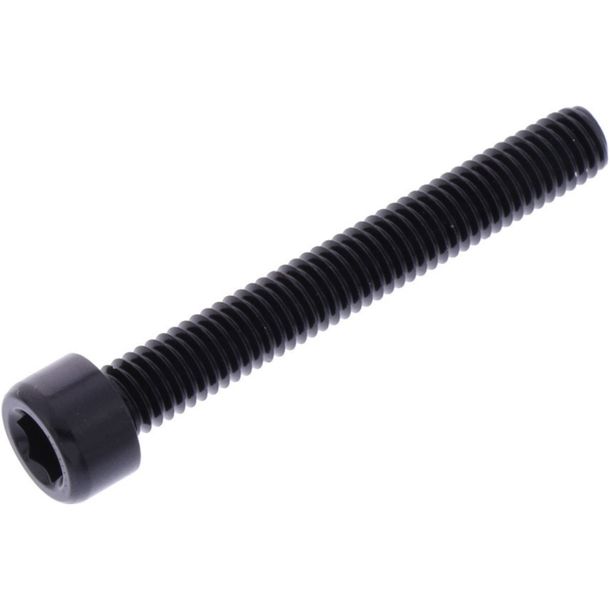 Vite cilindrica JMP Bolt M6x1,00mm 45mm in alluminio nera