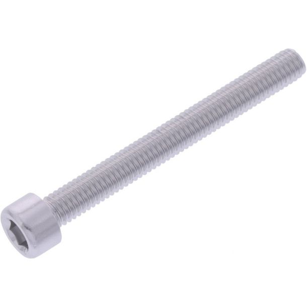 Vis cylindrique JMP Bolt M6x1.00mm 55mm aluminium argent