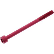 Zylinderschraube JMP Bolt M6x1,00mm 75mm Aluminium rot