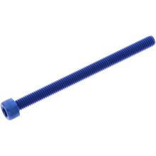 Zylinderschraube JMP Bolt M6x1,00mm 80mm Aluminium blau