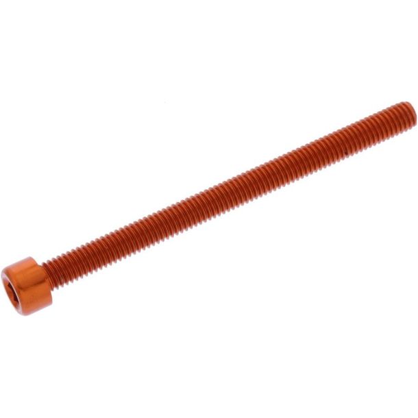 Vite cilindrica JMP Bolt M6x1,00 mm 80 mm in alluminio arancione