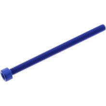 Zylinderschraube JMP Bolt M6x1,00mm 85mm Aluminium blau