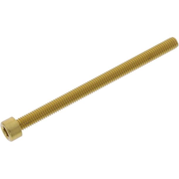 Vis cylindrique JMP M6x1,00 mm 85 mm aluminium doré