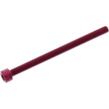 Zylinderschraube JMP Bolt M6x1,00mm 85mm Aluminium rot