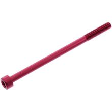 Zylinderschraube JMP Bolt M6x1,00mm 95mm Aluminium rot