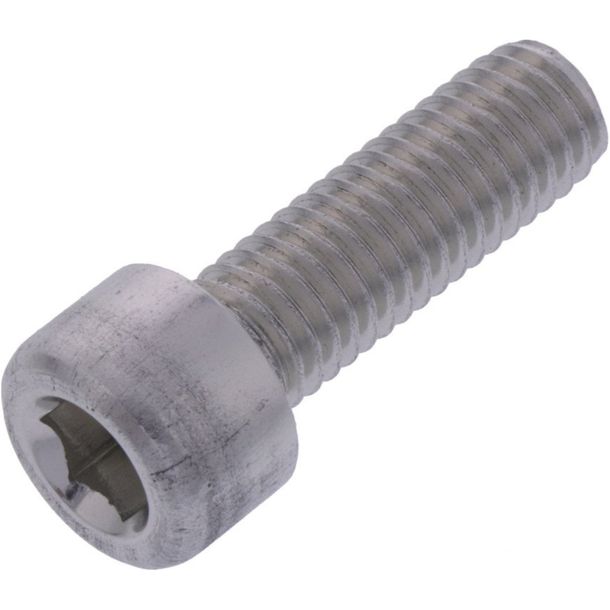 Tornillo cilíndrico JMP Bolt M8x1.25mm 25mm aluminio plateado