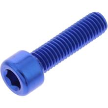 Zylinderschraube JMP Bolt M8x1,25mm 30mm Aluminium blau