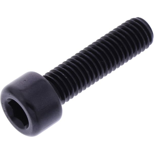 Vis cylindrique JMP Bolt M8x1,25mm 30mm aluminium noir