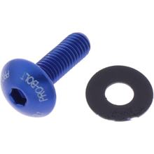 Linsenschraube JMP Bolt M5x0,8mm 16mm Aluminium blau