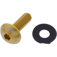 Linsenschraube JMP Bolt M5x0,8mm 16mm Aluminium gold