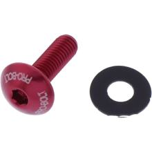 Linsenschraube JMP Bolt M5x0,8mm 16mm Aluminium rot