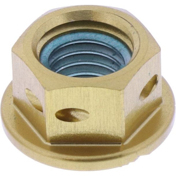 Écrou de pignon JMP Bolt M8x1,25 mm en aluminium de course doré