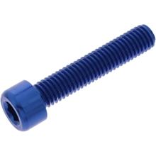 Zylinderschraube JMP Bolt M8x1,25mm 40mm Aluminium blau