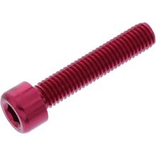 Zylinderschraube JMP Bolt M8x1,25mm 40mm Aluminium rot