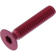 Senkschraube JMP Bolt M4x0,7mm 20mm Aluminium rot