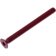 Senkschraube JMP Bolt M4x0,7mm 45mm Aluminium rot