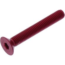 Senkschraube JMP Bolt M5x0,8mm 35mm Aluminium rot