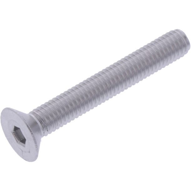 Countersunk screw JMP Bolt M5x0.8mm 35mm aluminum silver