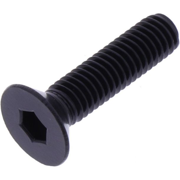 Countersunk screw JMP Bolt M6x1.00mm 25mm aluminum black