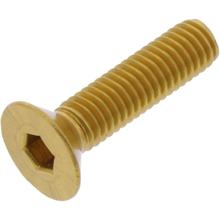 Senkschraube JMP Bolt M6x1,00mm 25mm Aluminium gold
