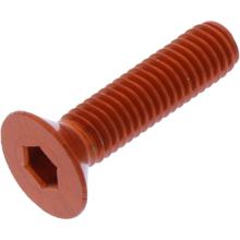 Senkschraube JMP Bolt M6x1,00mm 25mm Aluminium orange