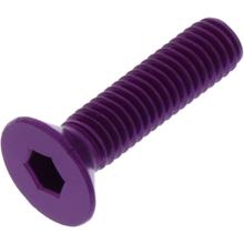 Senkschraube JMP Bolt M6x1,00mm 25mm Aluminium violett