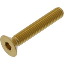 Senkschraube JMP Bolt M6x1,00mm 35mm Aluminium gold