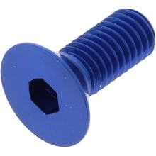Vis à tête fraisée JMP Bolt M8x1,25mm 20mm aluminium bleu