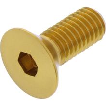 Vis à tête fraisée JMP Bolt M8 x 1,25 mm 20 mm aluminium doré
