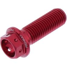 Boulon à 6 faces JMP M10x1,25 mm 30 mm en aluminium rouge course