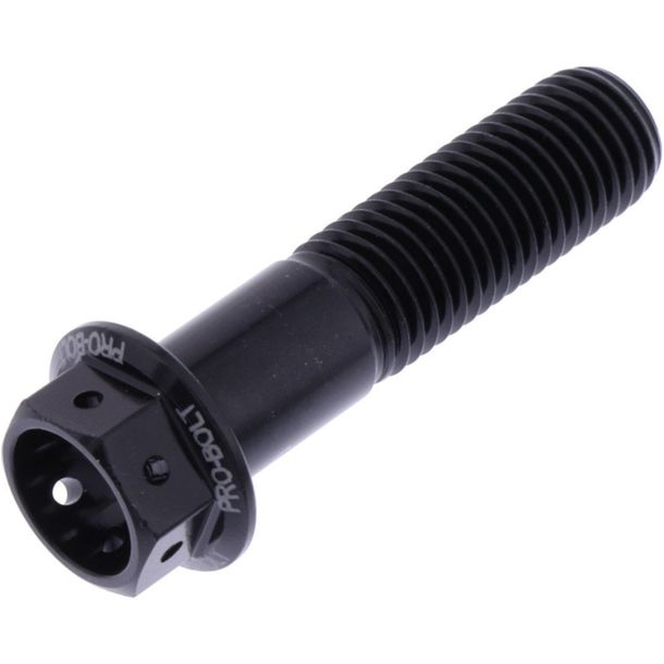 Bullone a 6 lati JMP M10x1,25mm 40mm in alluminio racing nero
