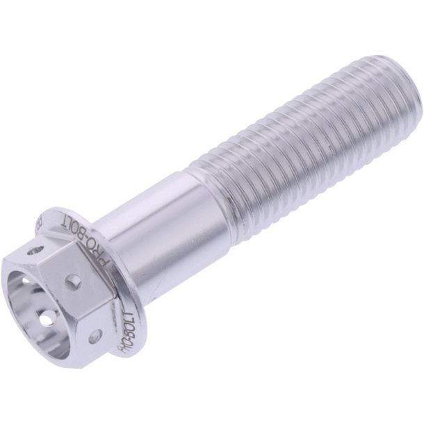 JMP 6-sided bolt M10x1.25mm 40mm aluminum racing silver