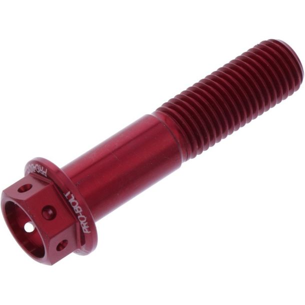 Boulon à 6 faces JMP M10 x 1,25 mm 45 mm aluminium rouge course