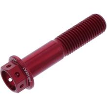 Boulon à 6 faces JMP M10 x 1,25 mm 45 mm aluminium rouge course